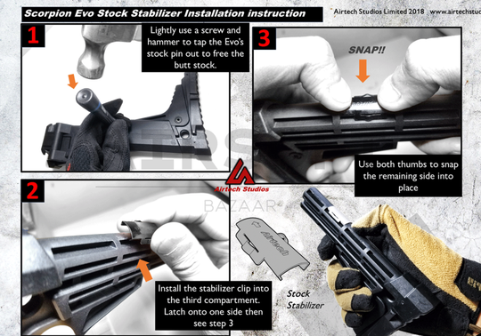 SSU Stock Stabilizer Unit Scorpion Evo 3 A1