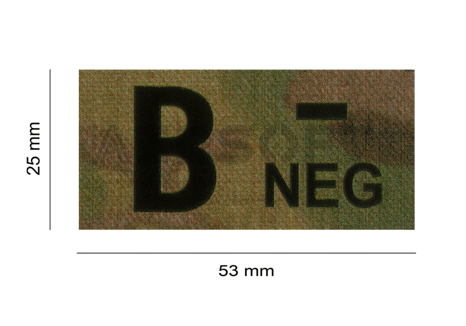 B Neg IR Patch