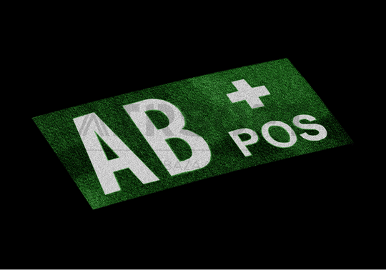 AB Pos IR Patch