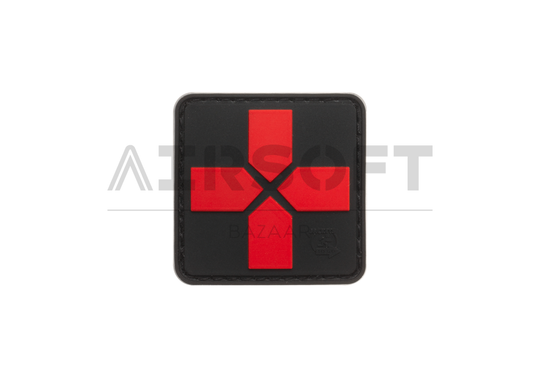 Red Cross Rubber Patch 40mm