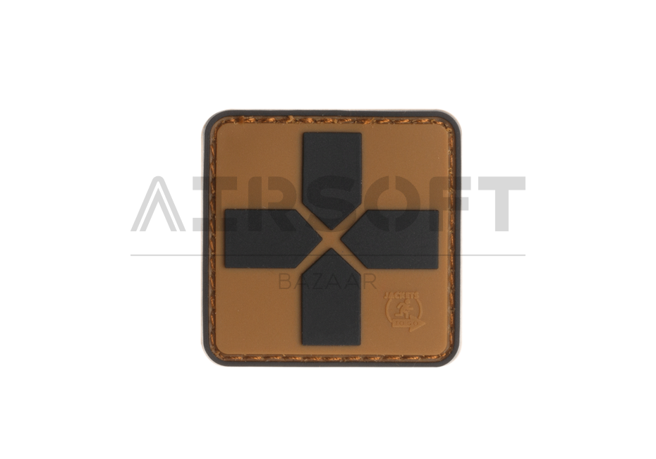 Red Cross Rubber Patch 40mm