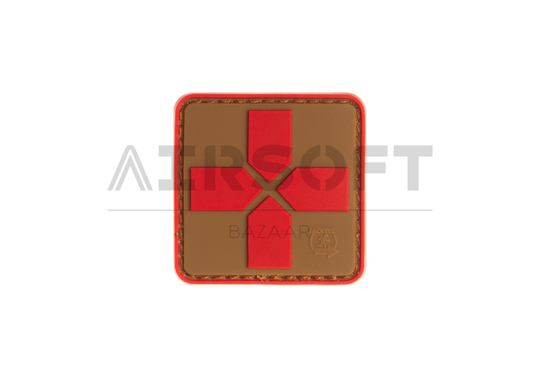 Red Cross Rubber Patch 40mm