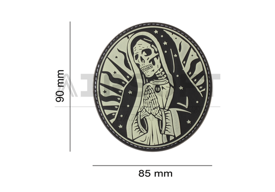 Santa Muerte Rubber Patch