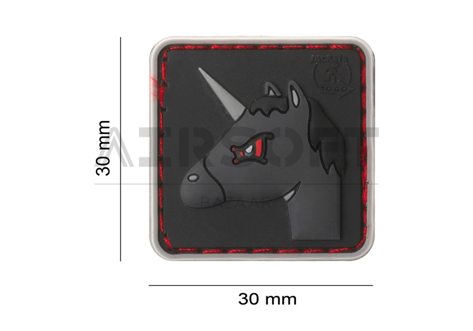 Angry Unicorn Rubber Patch