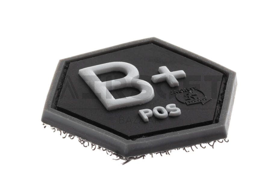 Bloodgroup Hexagon Rubber Patch B Pos