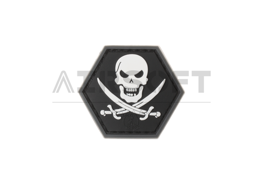 No Fear Pirate Rubber Patch