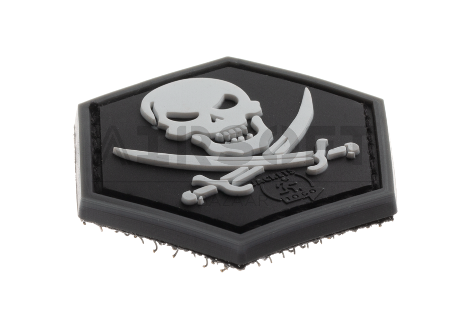 No Fear Pirate Rubber Patch