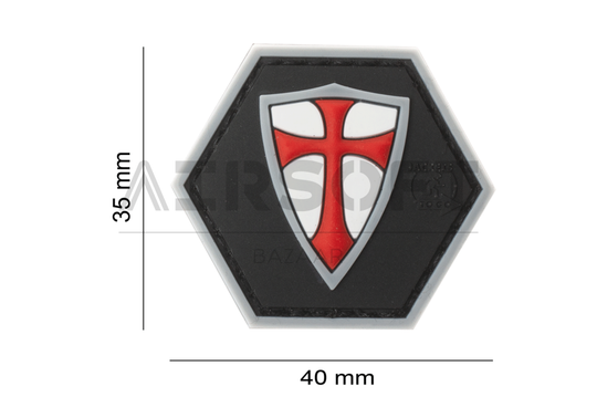 Recte Faciendo Shield Rubber Patch