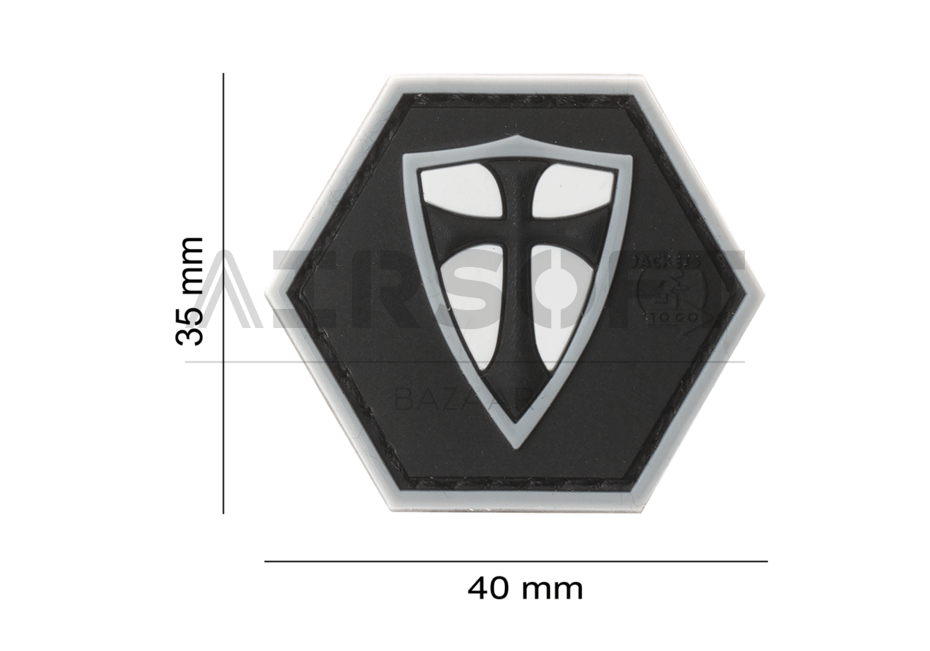 Recte Faciendo Shield Rubber Patch