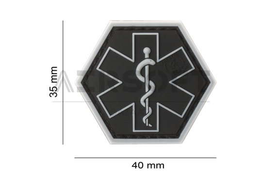 Paramedic Hexagon Rubber Patch