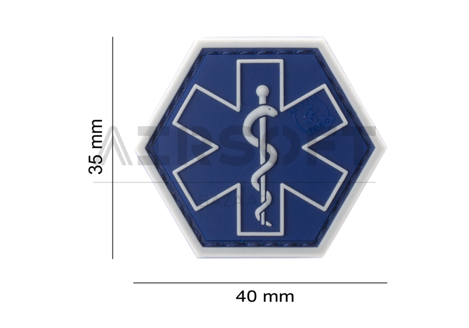 Paramedic Hexagon Rubber Patch