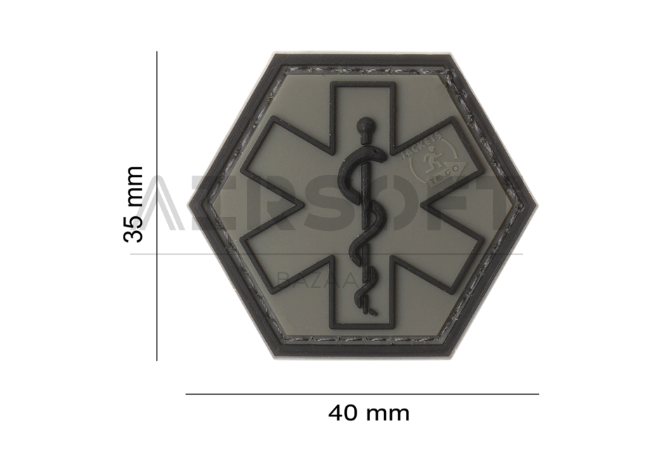 Paramedic Hexagon Rubber Patch