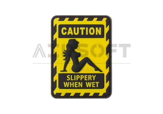 Slippery when Wet Rubber Patch