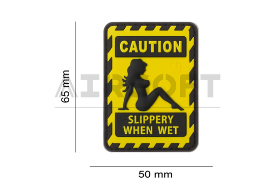 Slippery when Wet Rubber Patch