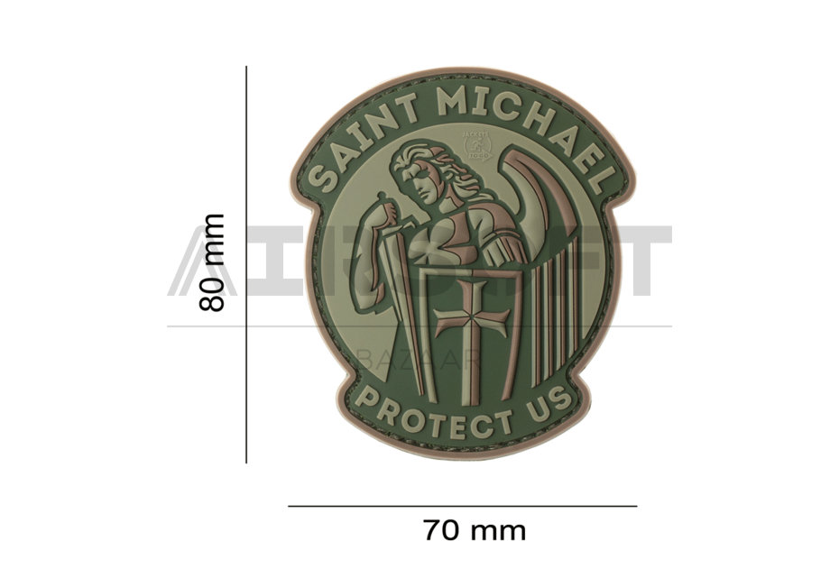 Saint Michael Rubber Patch