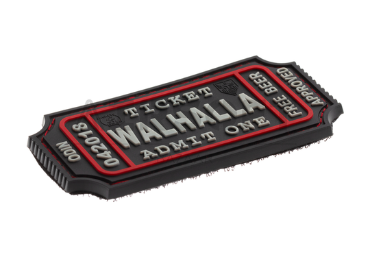 Large Walhalla Ticket Rubber Patch