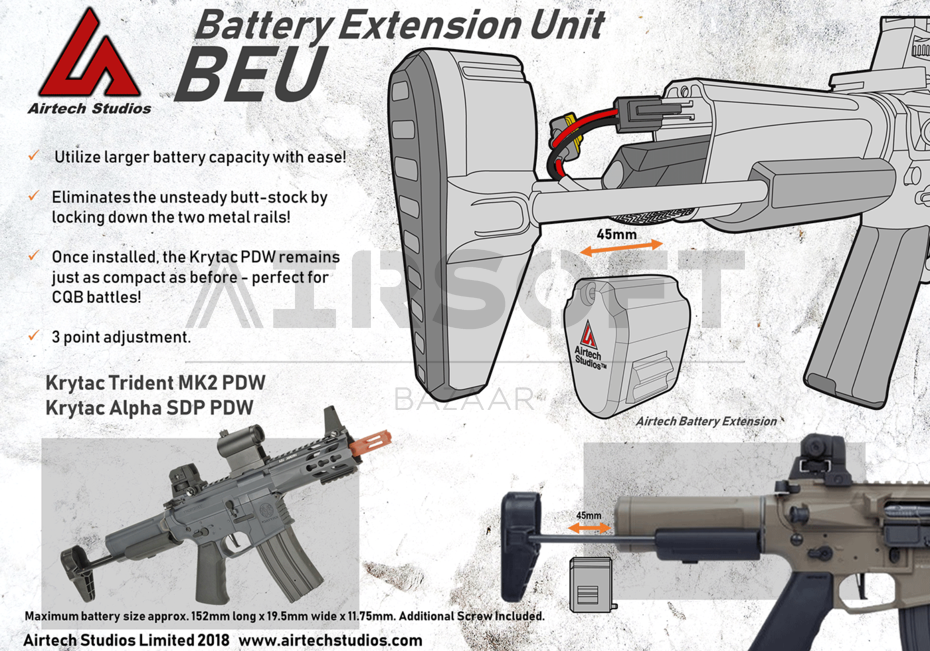 BEU Battery Extension Unit Krytac Trident