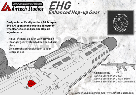 EHA Enhanced Hop Up Adjustment ASG Evo3 A1