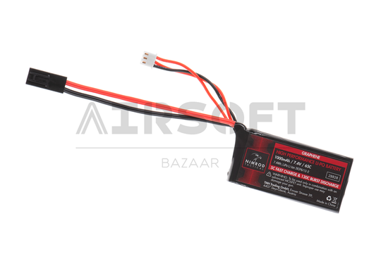 Lipo 7.4V 1000mAh 65C Graphene PEQ Type