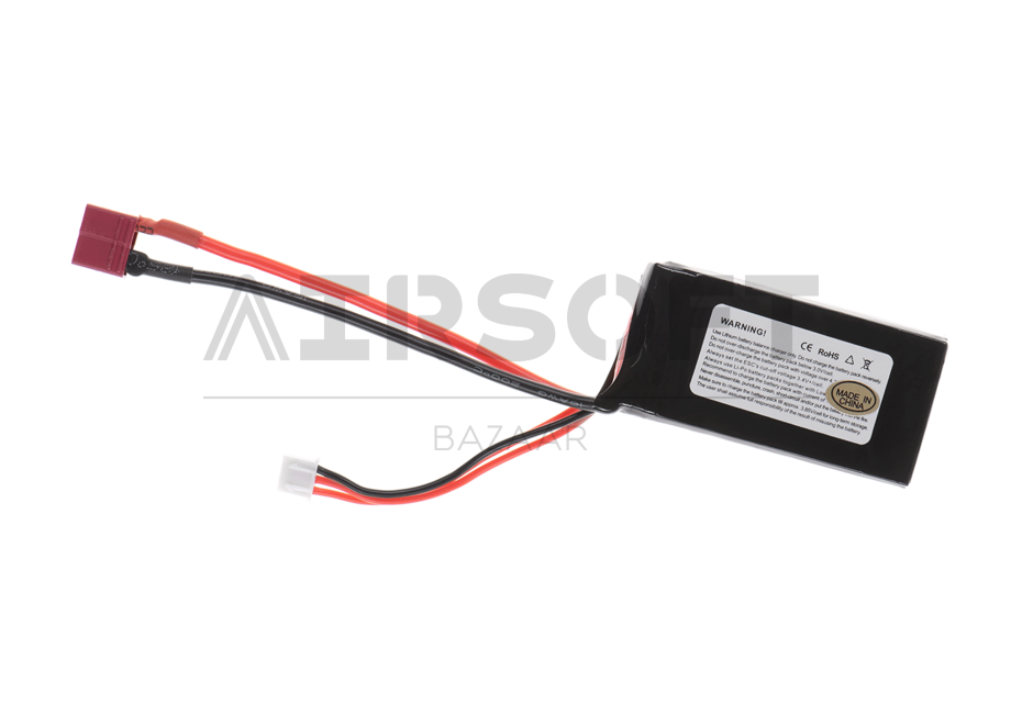 Lipo 7.4V 1000mAh 65C Graphene PEQ Type T-Plug