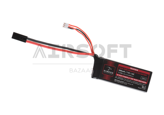 Lipo 7.4V 1800mAh 65C Graphene Mini Type