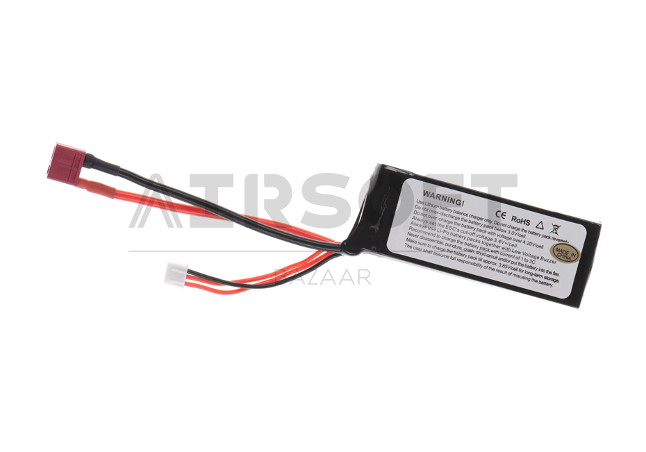 Lipo 7.4V 1800mAh 65C Graphene Mini Type T-Plug