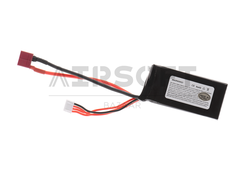 Lipo 11.1V 1000mAh 65C Graphene PEQ Type T-Plug