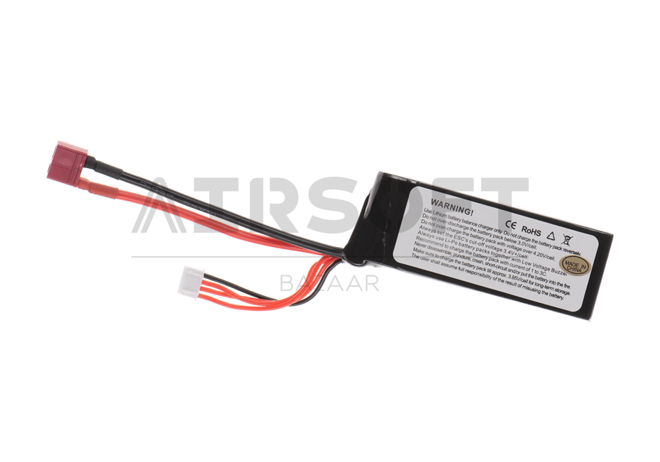 Lipo 11.1V 1800mAh 65C Graphene T-Plug