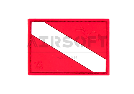 Diver Down Flag Rubber Patch