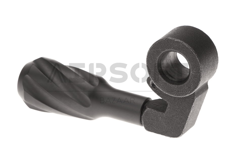 VSR-10 Twisted Solid Bolt Handle With End Cap for Left Hand