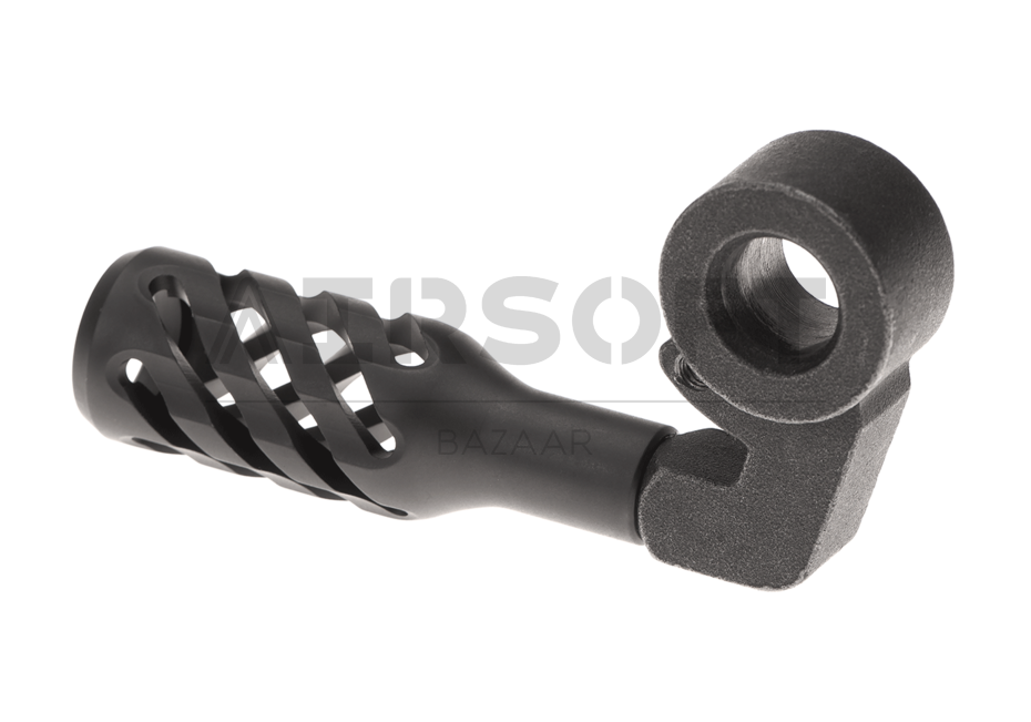 VSR-10 Twisted Hollow Bolt Handle With End Cap for Left Hand