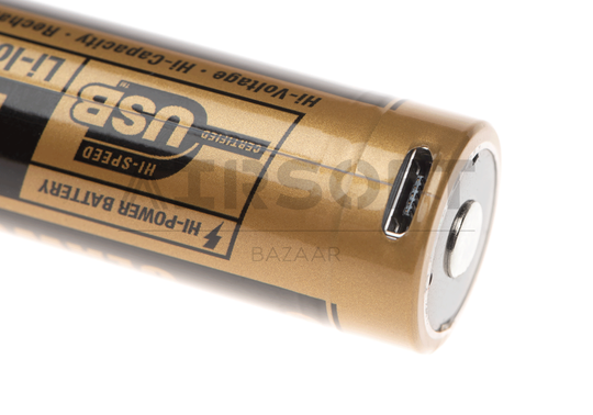 18650 Battery 3.7V 2600mAh Micro-USB