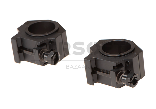 30mm / 25.4mm Tactical Mounting Rings - Low Height