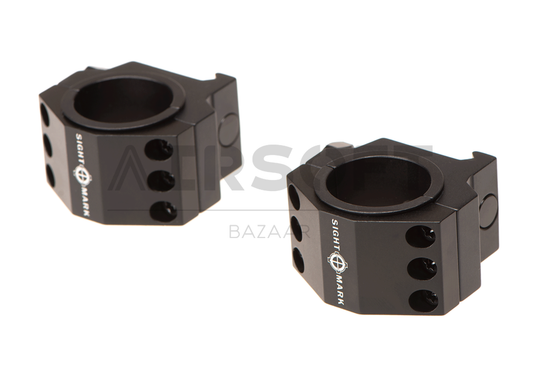 30mm / 25.4mm Tactical Mounting Rings - Low Height