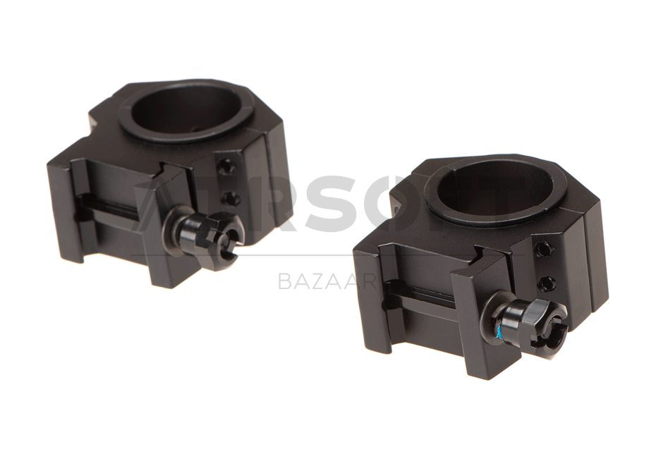 30mm / 25.4mm Tactical Mounting Rings - Medium Height