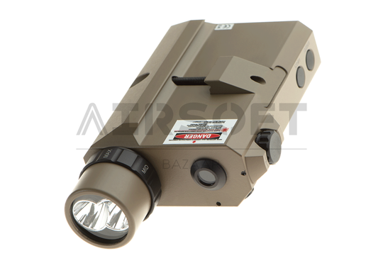 LoPro Combo Flashlight VIS/IR and Green Laser