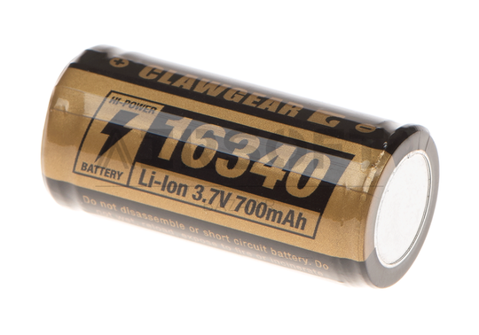 16340 Battery 3.7V 700mAh