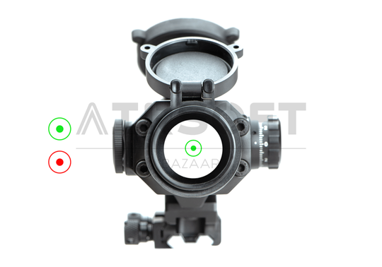 4X32 T4 Prismatic Scope Circle Dot