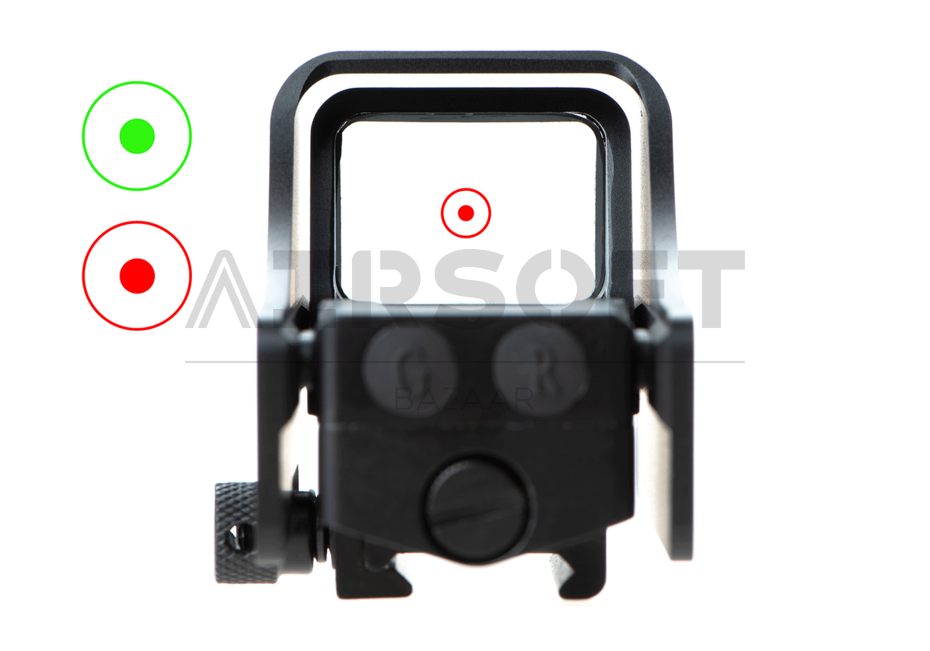 Reflex Sight 3.9" Red/Green Circle Dot