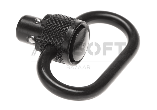 Heavy Duty Steel Push Button QD Sling Swivel 1.4 Inch