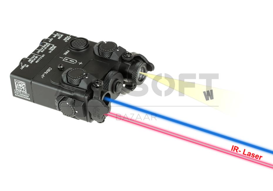 DBAL-A2 Illuminator / Laser Module Blue + IR Aluminium