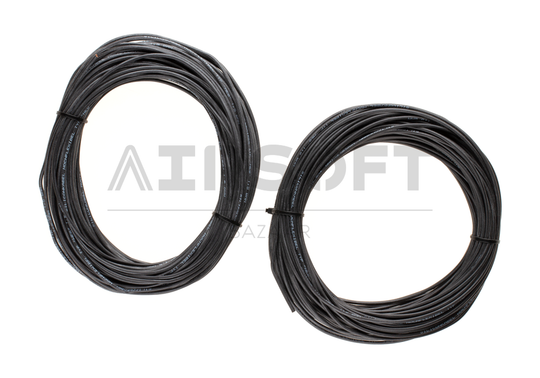 Low Resistance Wire 2x 25m Black