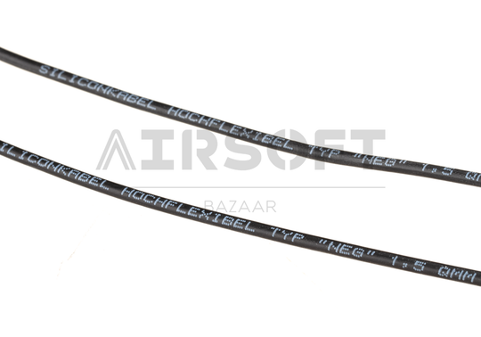 Low Resistance Wire 2x 25m Black