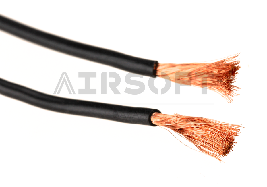 Low Resistance Wire 2x 25m Black
