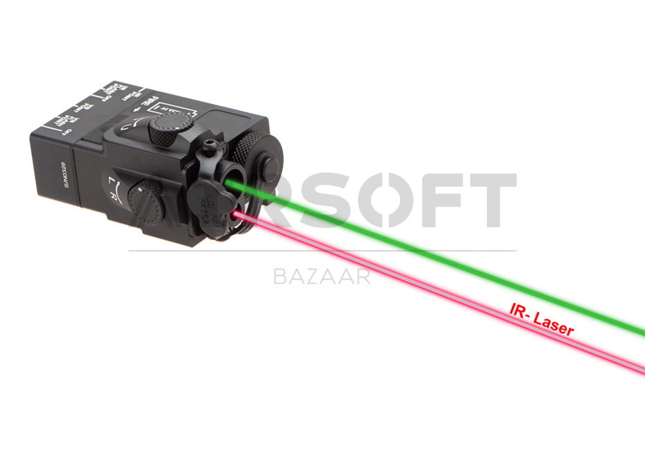 DBAL Mini Laser Module Green + IR + Green Flash + IR Flash
