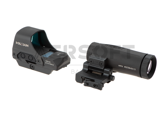 HS510C Solar Red Circle Dot Sight Combo with HM3X