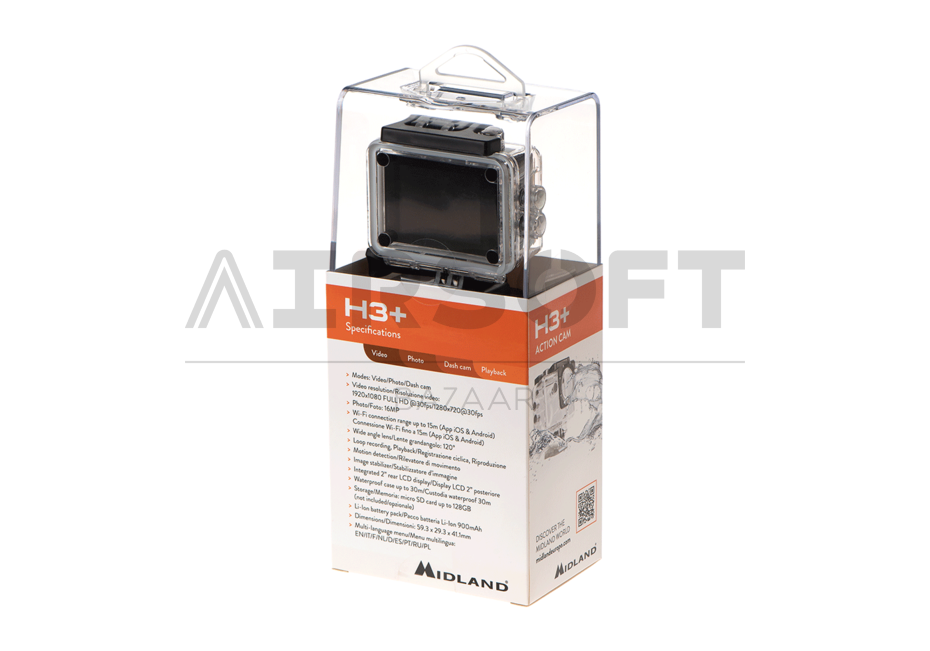 H3+ Full HD Action Camera