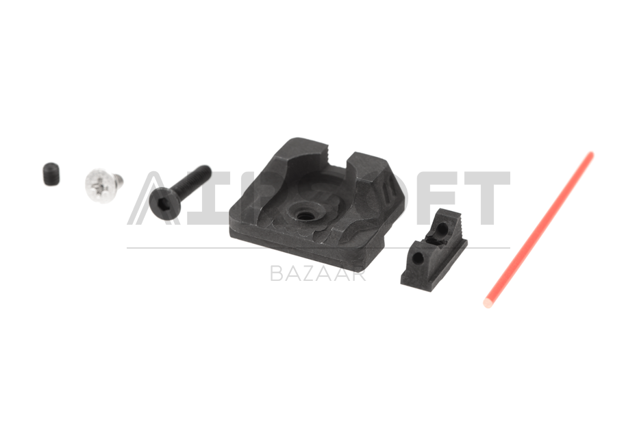 PTS ZEV Combat Sight Front & Rear for Glock