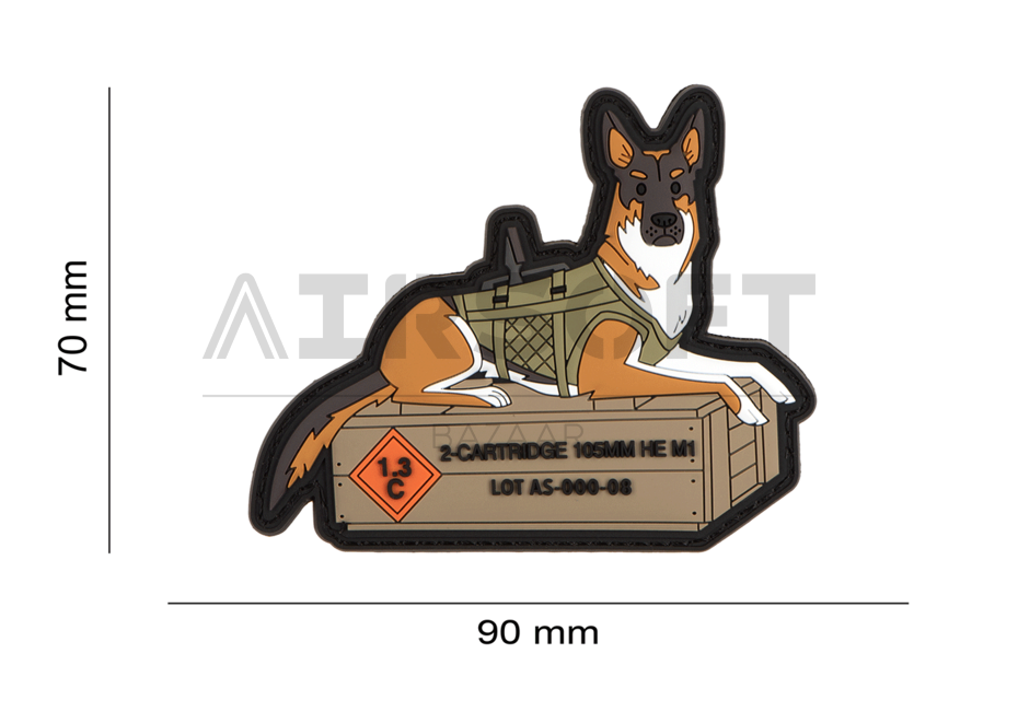 German Shepard Tactical Dog Patch