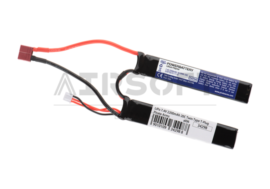 LiPo 7.4V 2200mAh 20C Twin Type T-Plug